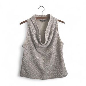 Anthropologie DREW Sleeveless Cowl Neck Sweater Top